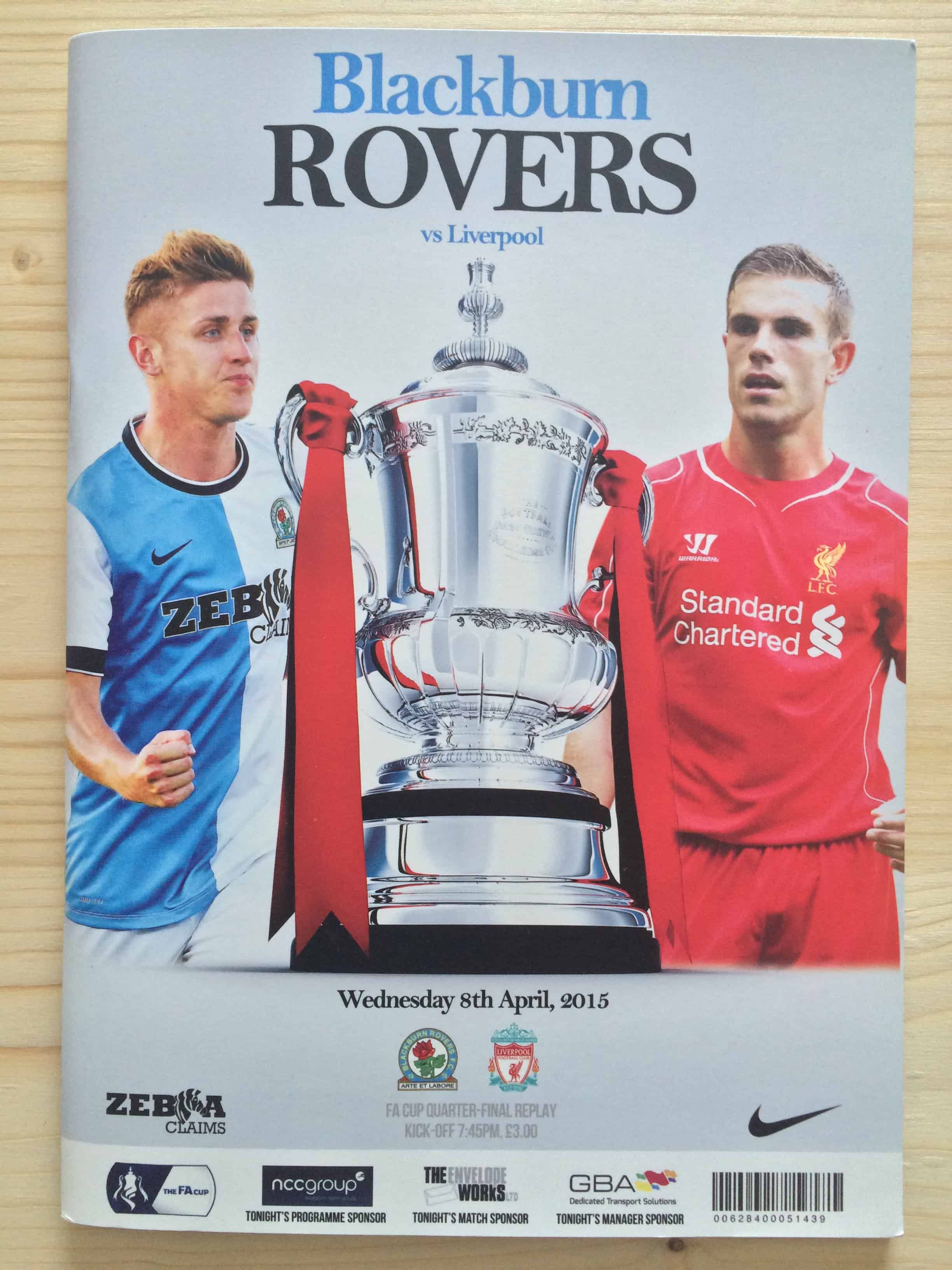 Blackburn Rovers FC v Liverpool FC